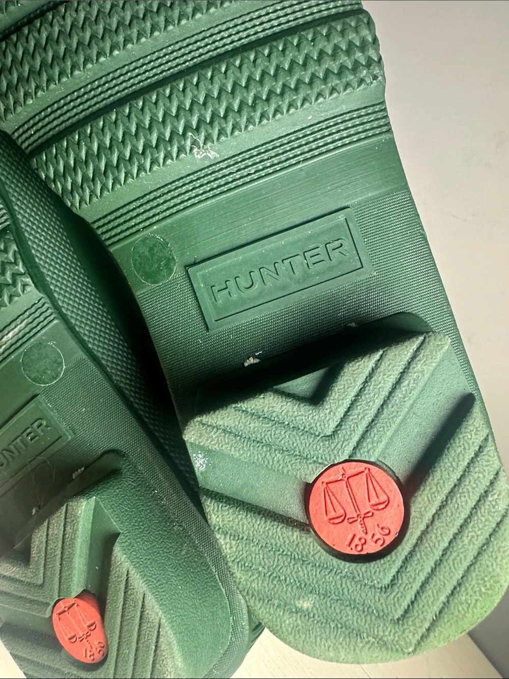 Hunter Deep dark Green Slip-On rain boots